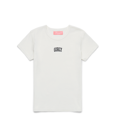 Girly Baby Tee Ecru