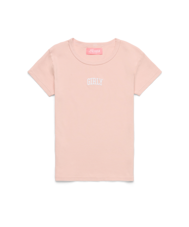 Girly Baby Tee Soft Pink