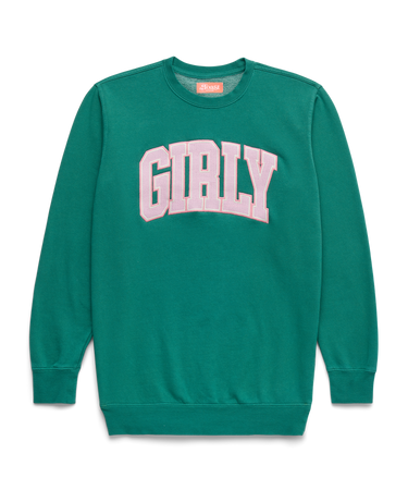 Girly Crewneck Hunter Green